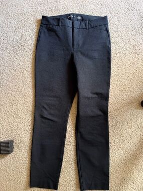 Old navy High Rise Pixie Skinny black pants slack - Size 10